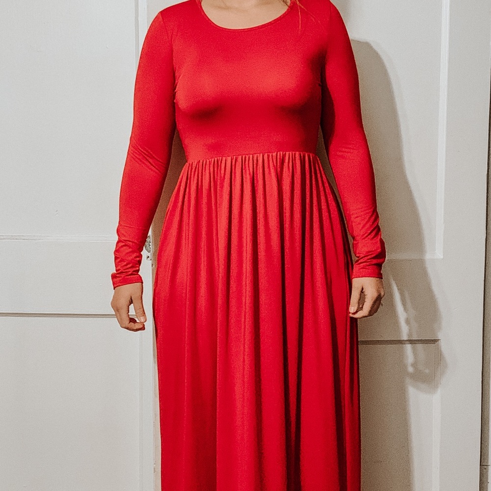 Red dress